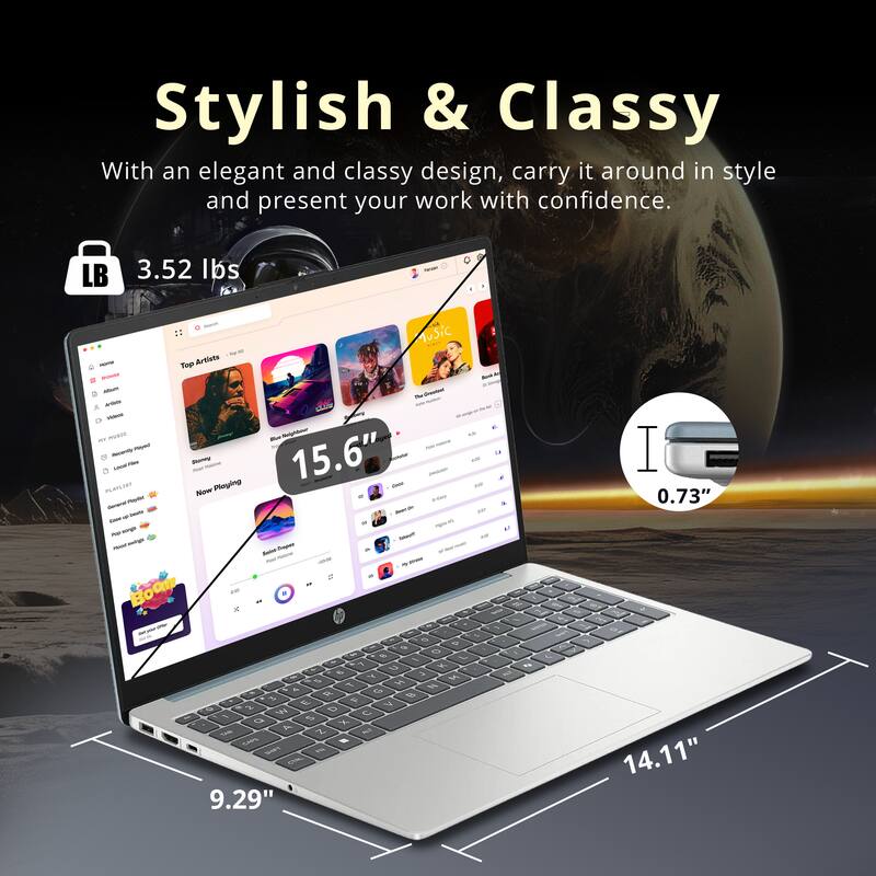 Stylish & Classy

With an elegant and classy design, carry it around in style and present your work with confidence.

- LB 3.52 lbs
- 15.6"
- 0.73"
- 9.29"
- 14.11"