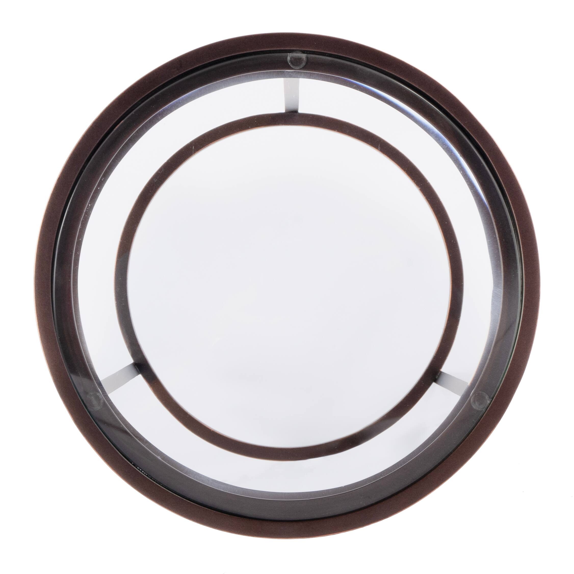 Alt View 4. Butler Specialty - Lola 11 in. W Round Glass and Metal Side Table - Black.