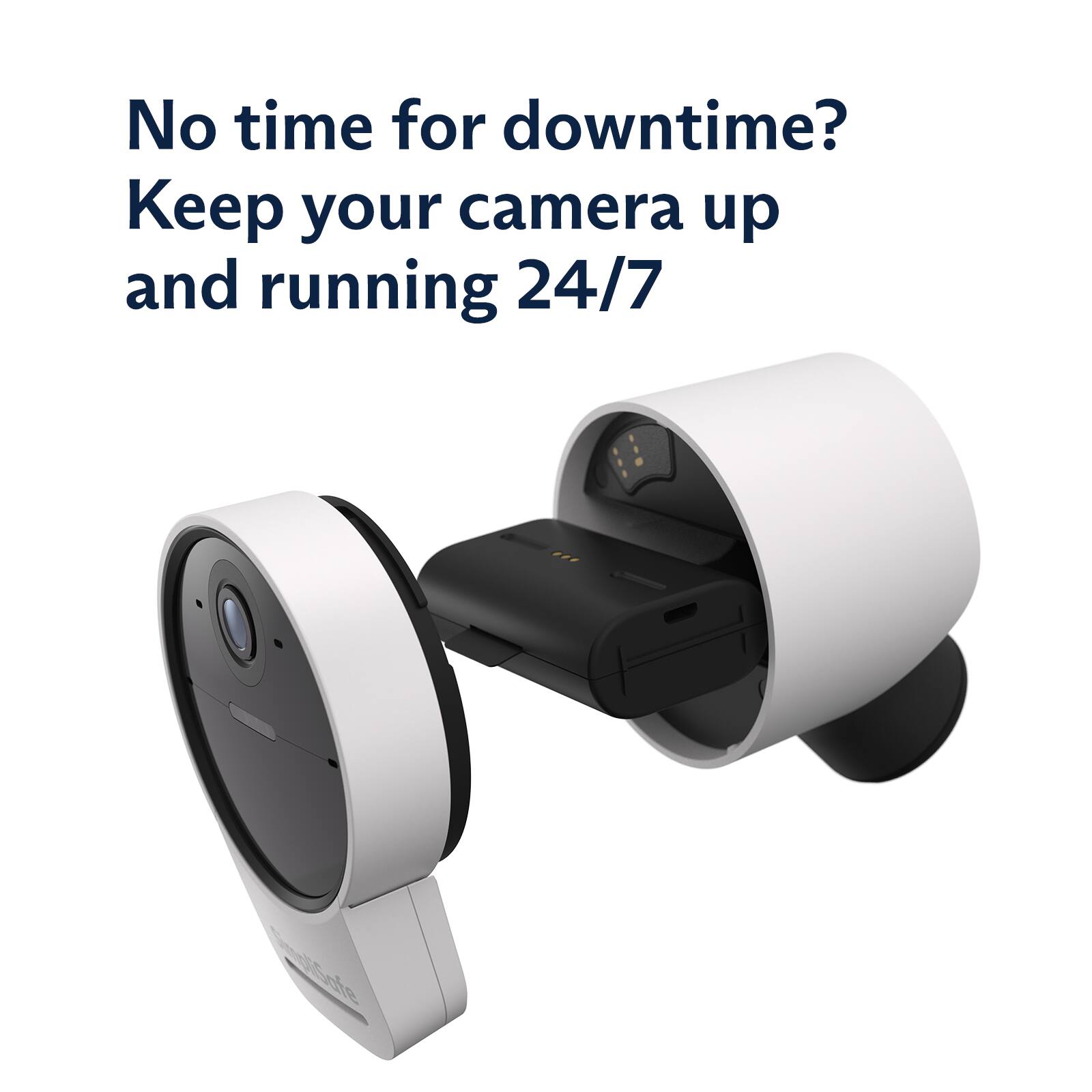 No time for downtime? Keep your camera up and running 24/7.