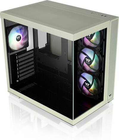 Thermaltake View 380 TG ARGB Mid Tower ATX PC Case Matcha