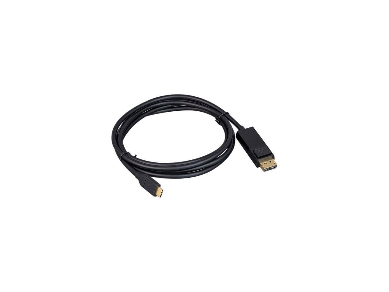 Alt View 1. Nippon Labs - Nippon Labs USB 3.1 10 ft. USB-C to DisplayPort Cable 4K@60HZ, 10' Type C to DP Adapter Cable, Black.