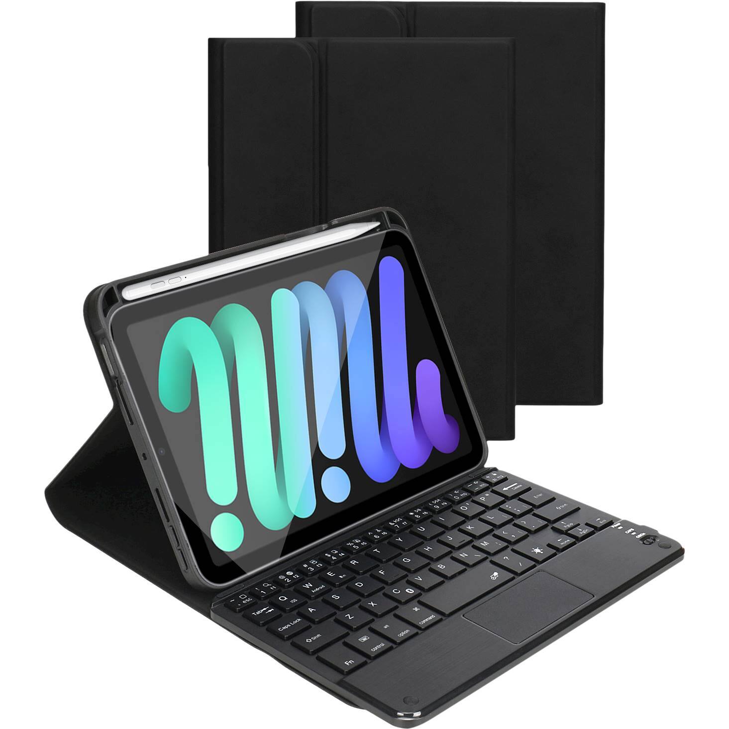 Alt View 11. SaharaCase - Keyboard Folio Case for Apple iPad mini (A17 Pro) and Apple iPad mini (6th Generation 2021) - Black.
