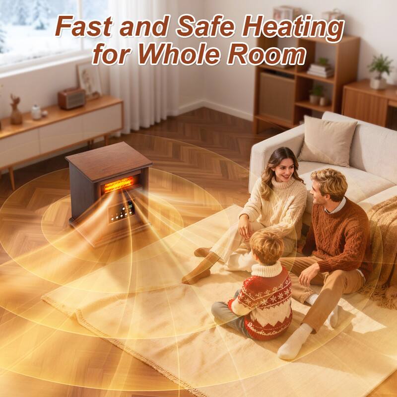 Fast and Safe Heating for Whole Room