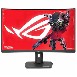 ASUS - ROG Strix 32" 2K VA 180Hz 1ms Curved Gaming Monitor with FreeSync and HDR (DisplayPort, HDMI) - Black