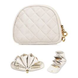 Kitcheniva - Portable Jewelry Case Bag Organizer - Cream Beige
