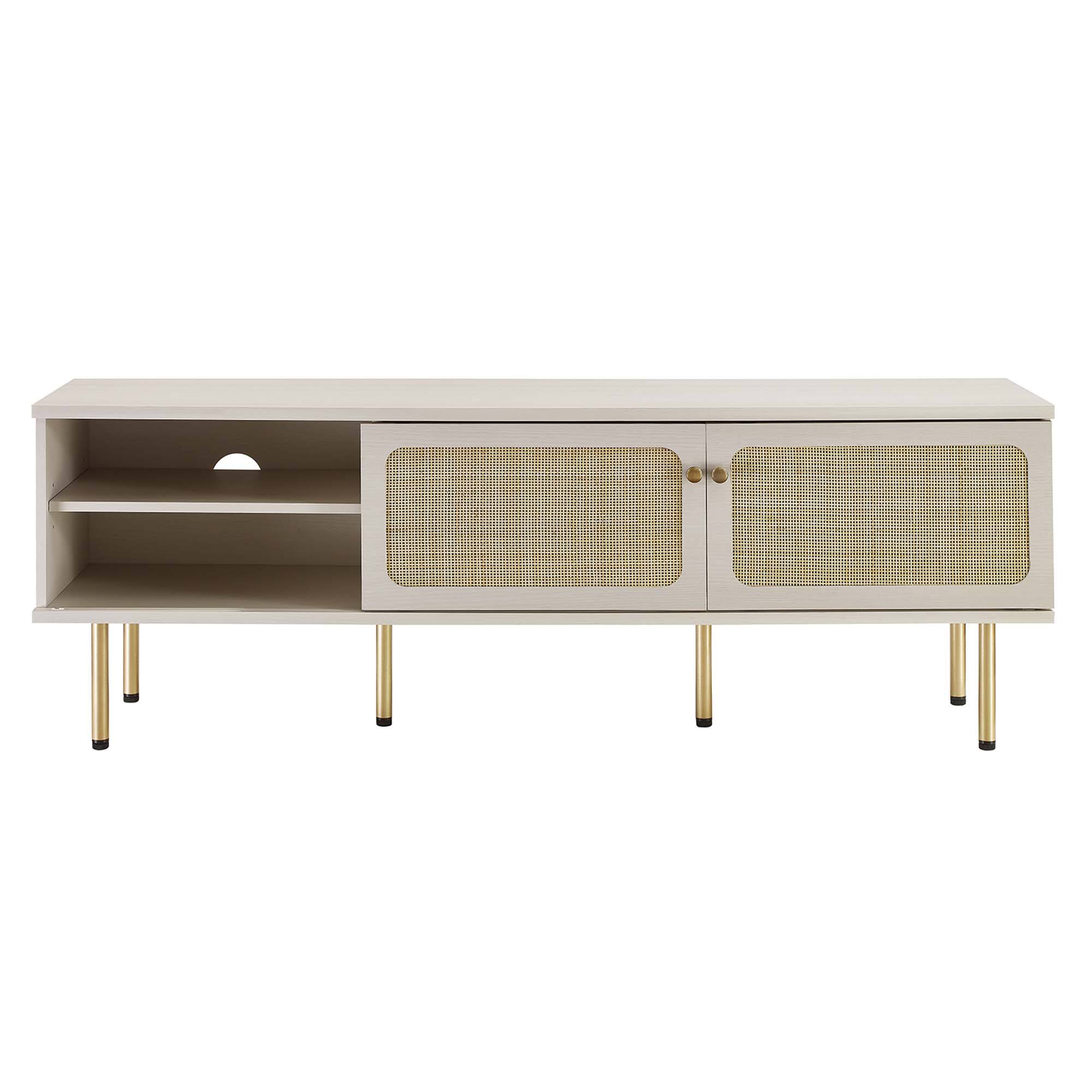 Alt View 2. Modway - Cambria 60" TV Stand by Modway - White.