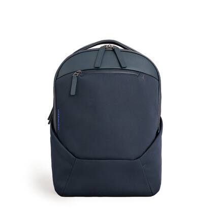 Front. Troubadour - Apex Compact Laptop Backpack 4.0 - Ink Blue.