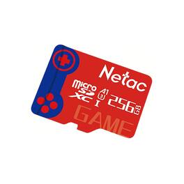 Netac - P500 256GB microSD Card for Nintendo Switch, U3 V30 A1, 4K Support, Up to 120MB/s Read