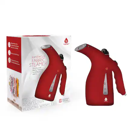 HANDHELD FABRIC STEAMER Quickly and easily remove wrinkles & odors P PURSONIC* MAX - STERILIZATION FACIAL CARE DISINFECTION HUMIDIFICATION WRINKLES REDUCING 300 ml