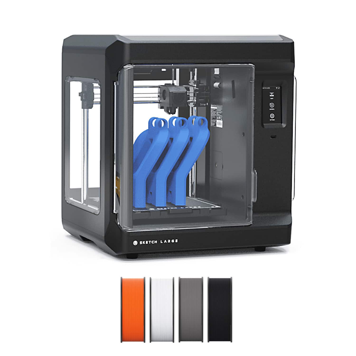 MakerBot - Sketch Large Black 3D Printer with Tough PLA Filament Bundle