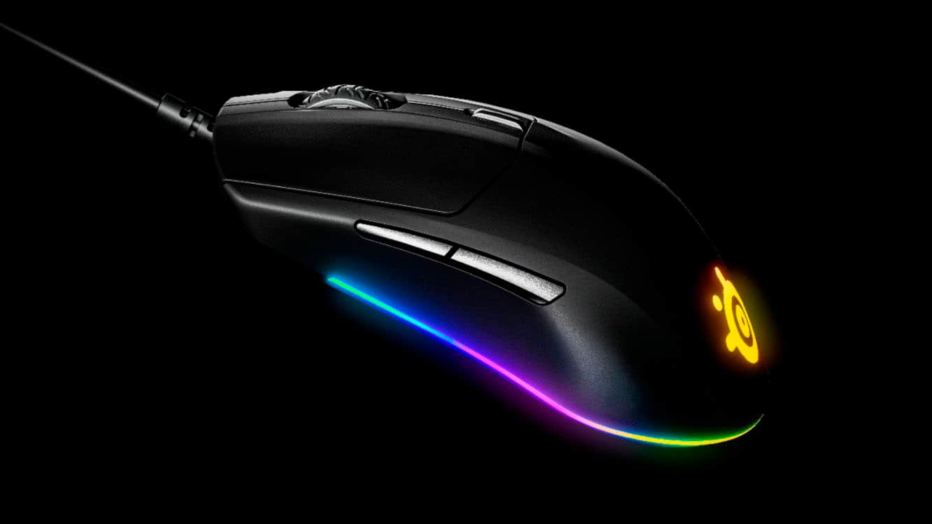 Alt View 11. SteelSeries - Rival 3 Lightweight Wired Optical Gaming Mouse with Brilliant Prism RGB Lighting - Black.