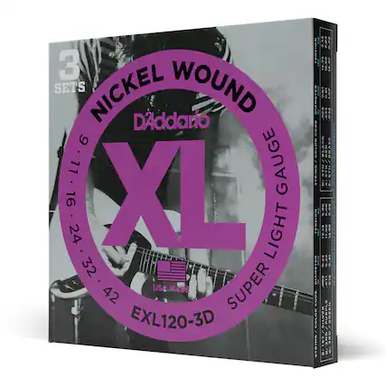 3 SETS NICKEL WOUND D'Addario 6 71 XE GAUGE 16 1 24 1 LIGHT 32 42 USA MADE SUPER EXL120-3D TENSIEN EP DIAMETER CODE COLUR STRING NOISNSI GIAMETER CODE COLUR STRING P.12 ROV 8.82 2 A8 t8.22 10.0 : ... SU 0AO 1149 BLACK 2EU BRAS I HAVID ... SIH AI i 5.05 00.8 B.E0 18.1m ..... t0 : JJSIAT . ... 010 SILVER PUBPLI GREEH / 1.51 ENU aRD i i MEASUREMENT OI ! RSSaR LEGRIN i |