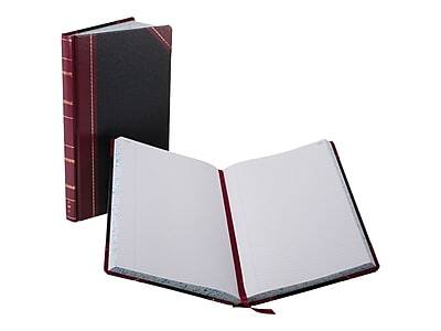 Alt View 3. Boorum & Pease - 9 Series Record Book, 8.63" x 14.13", 150 Sheets/Book - Black.