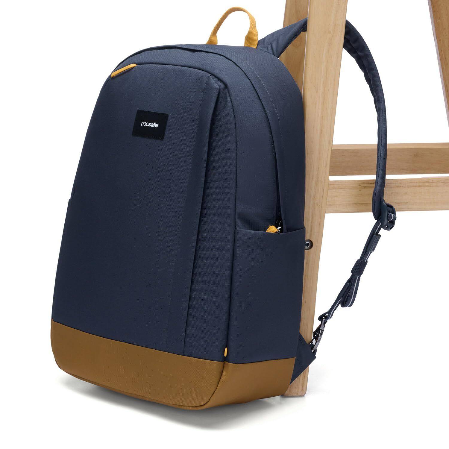 Alt View 1. Pacsafe - GO 25L Backpack, Coastal Blue - Coastal Blue.