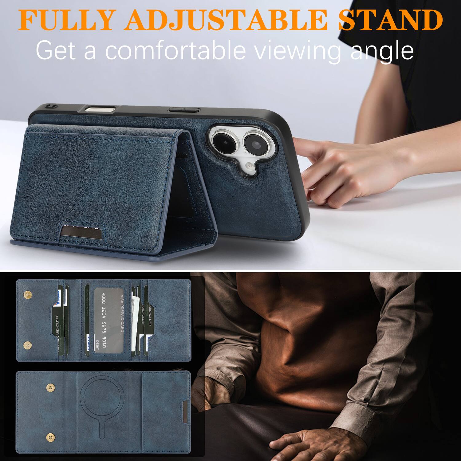 FULLY ADJUSTABLE STAND  
Get a comfortable viewing angle