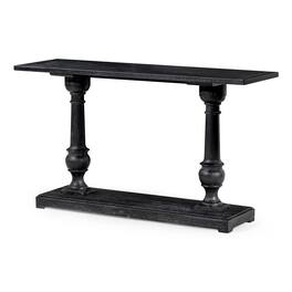 Maven Lane - Arthur Traditional Wooden Console Table Finish - Antiqued Black