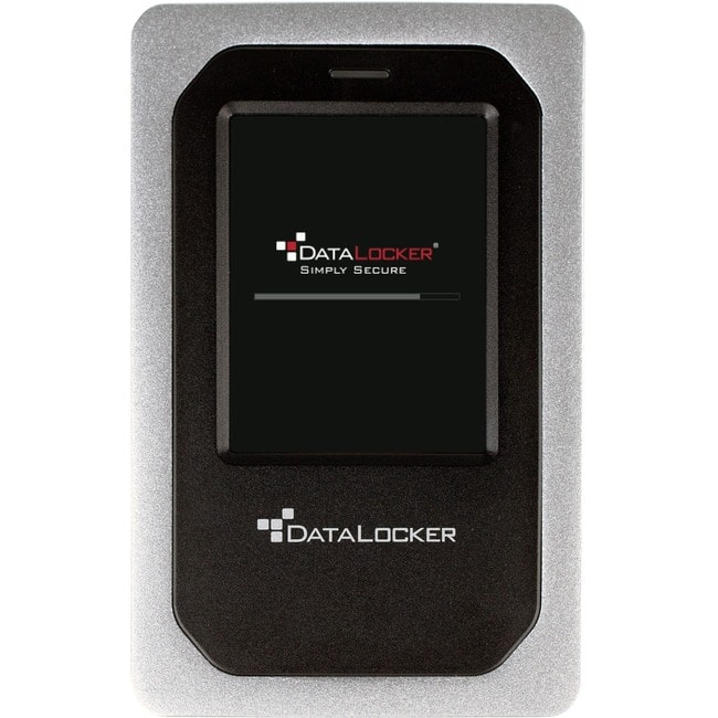 DataLocker - DL4 FE 1 TB Portable Hard Drive - External - TAA Compliant - USB 3.2 (Gen 2) Type C - 5400rpm - 256-bit - Unknown