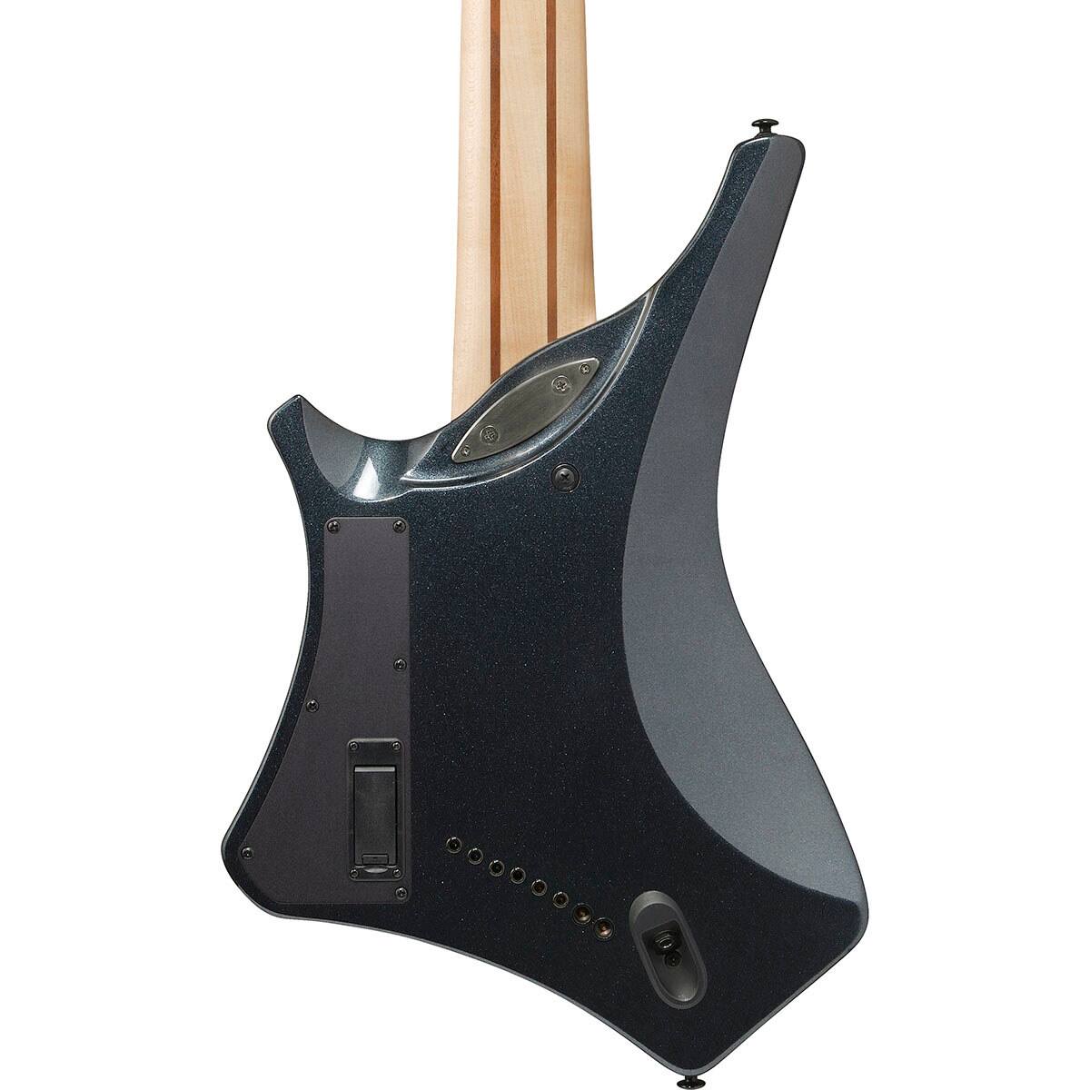 Alt View 4. Ibanez - Ibanez Alpha Series A528 8-String Multi Scale Electric Guitar, Iron Pewter.