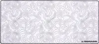 Front. Higround - Gaming Mouse Pad XL - Snow Stone.