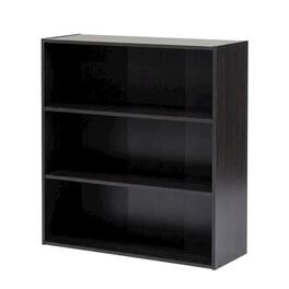 FurniFact - 3-Tier Open Shelf Bookcase with Modern Design and Sturdy Construction - Espresso
