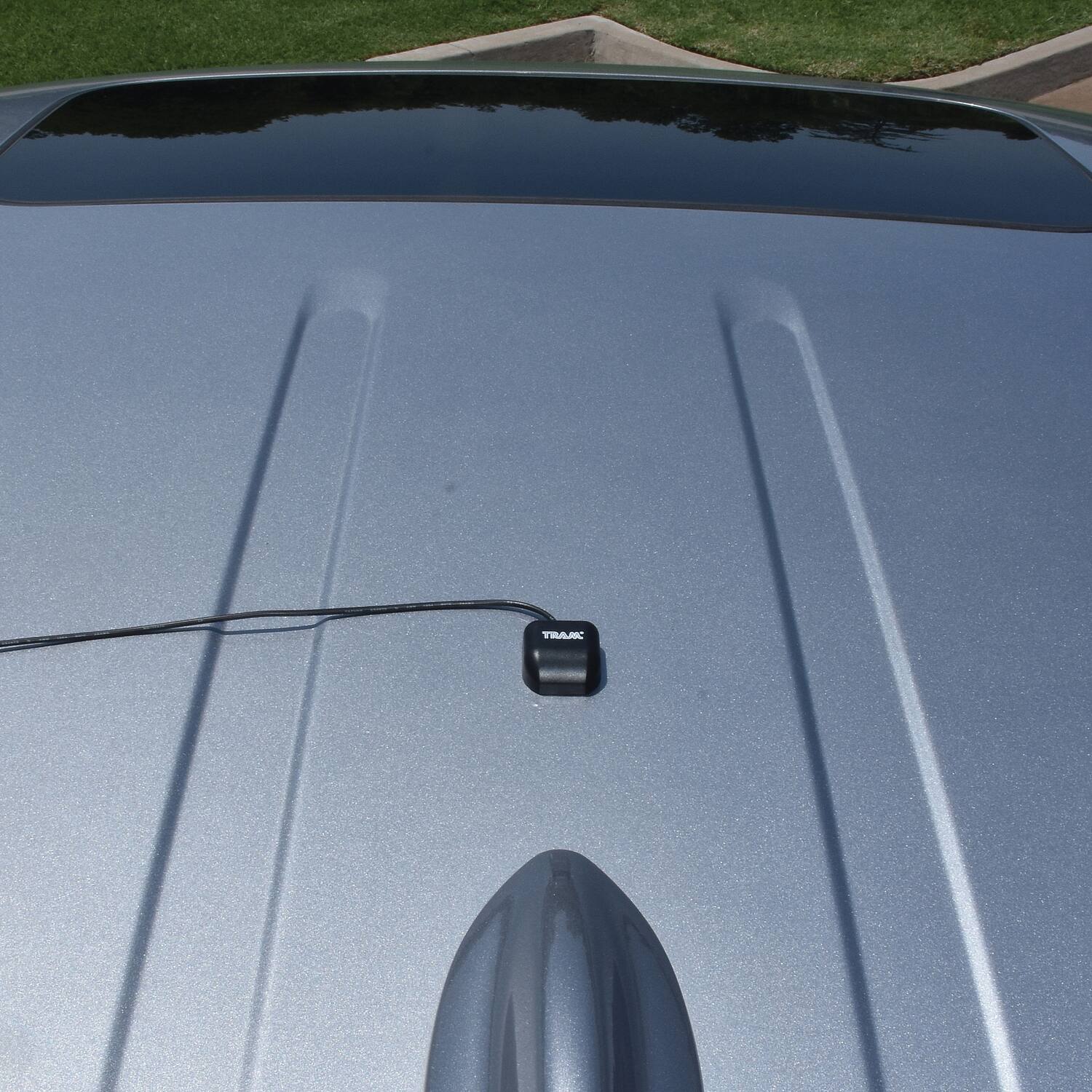 Angle. Tram - Tram 7721 Satellite Radio Magnet-mount Antenna With Rg174 Coaxial Cable And Smb-female Connector - Black.