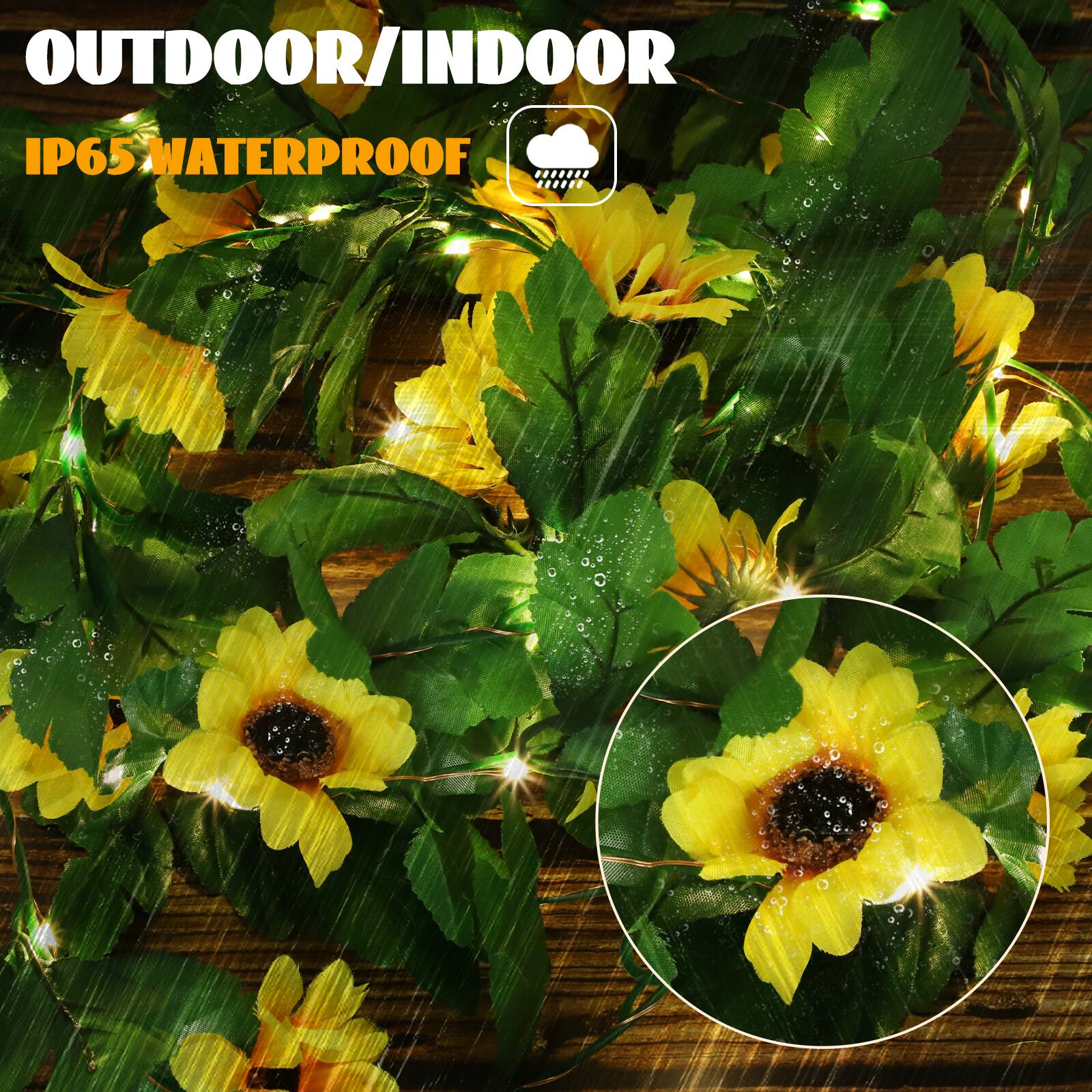 OUTDOOR/INDOOR  
IP65 WATERPROOF