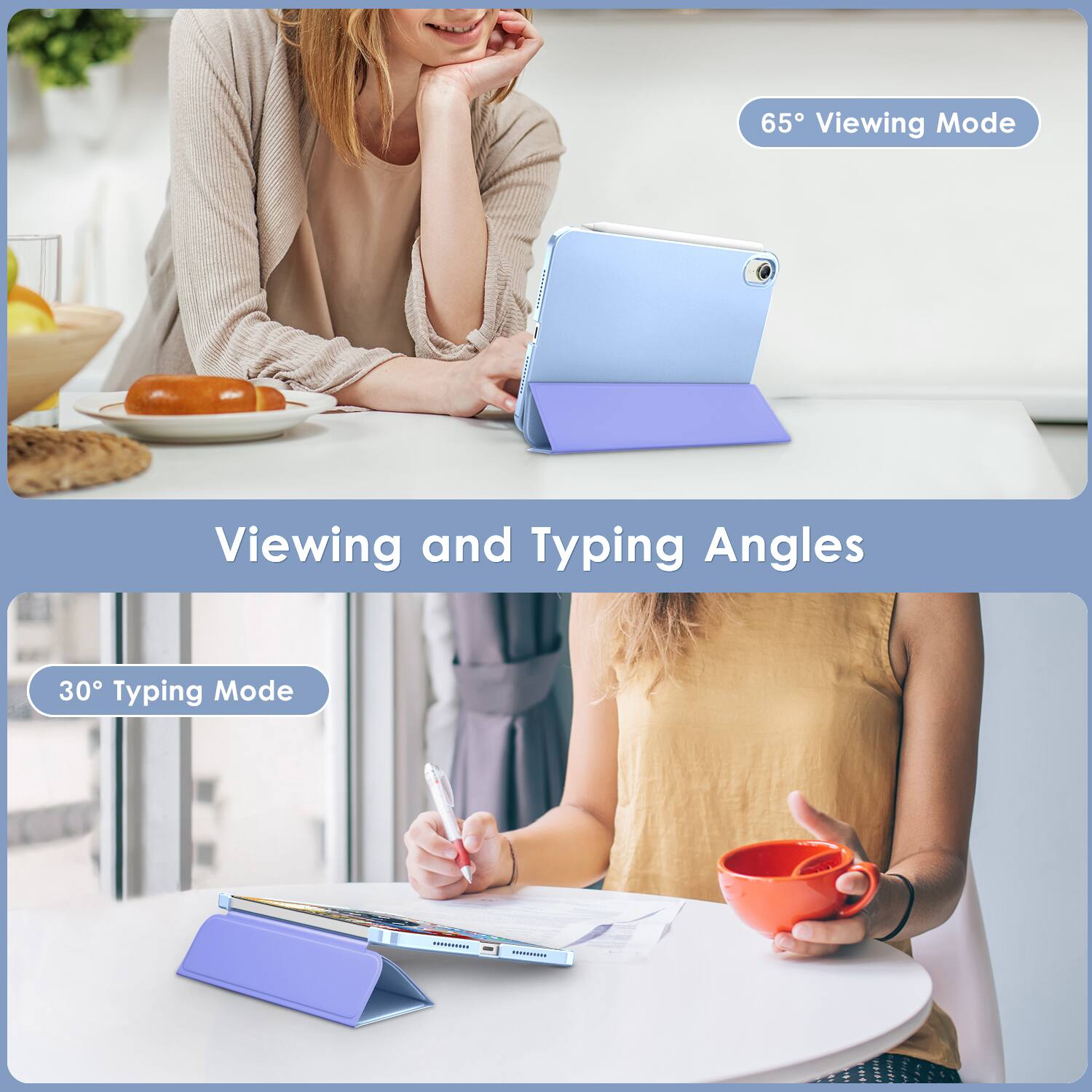 65° Viewing Mode  
Viewing and Typing Angles  
30° Typing Mode