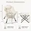 Product Dimensions: 38" x 17" x 16.5" x 15.5" x 16" x 18.5" x 25" x 14.5" x 29" x 31.5"

Weight Capacity of Sofa Chair: 330 lbs

Weight Capacity of Footrest: 110 lbs