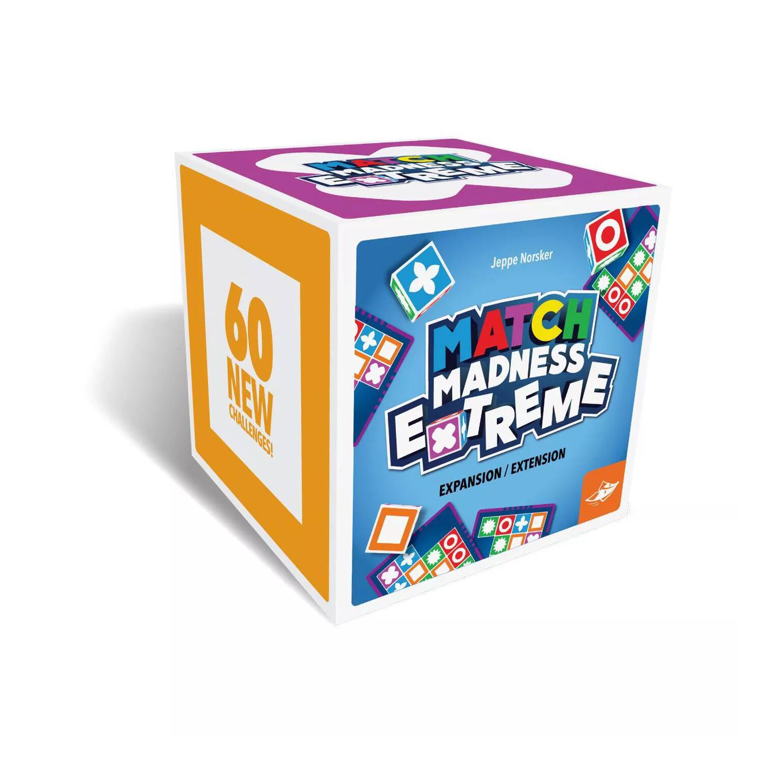 The text on the image reads: "60+ New Challenges! Match Madness Extreme Edition Expansion."