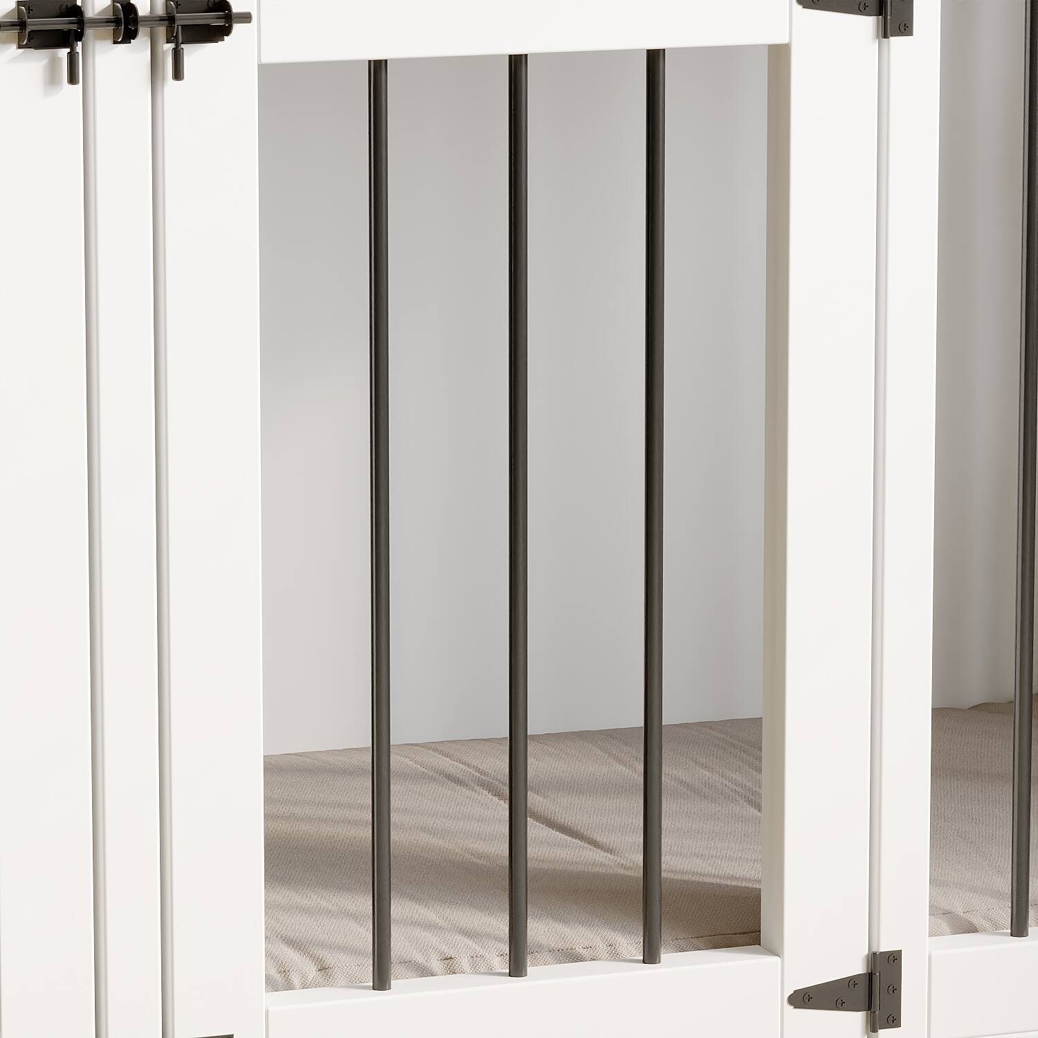 Alt View 1. Famapy - Luxury Dog Crate Furniture with Drawers Multi-Functional Indoor Pet Kennel, Stylish Dog Cage & TV Stand for Living Room.