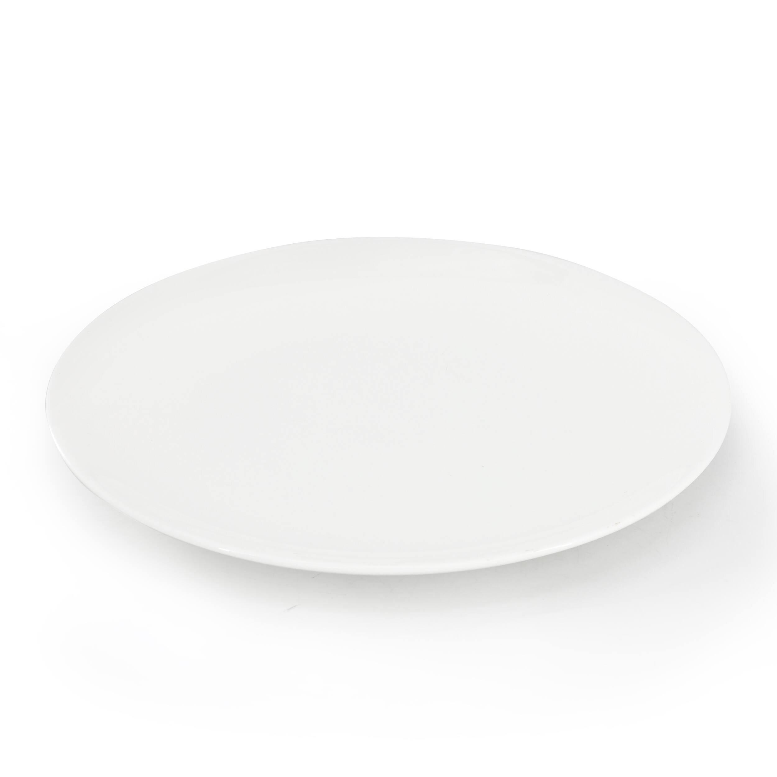 Alt View 1. Gibson - Gibson Elite White Peninsula 8 Piece 7.75 Inch Bone China Dessert Plate Set in White - White.