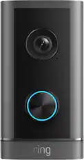 Front. Ring - Ring Wired Doorbell Elite 4K, Power over Ethernet, Retinal 4K, Remote Gate Access, 10x Zoom, Night Vision in Low-Light - Deep Silver.
