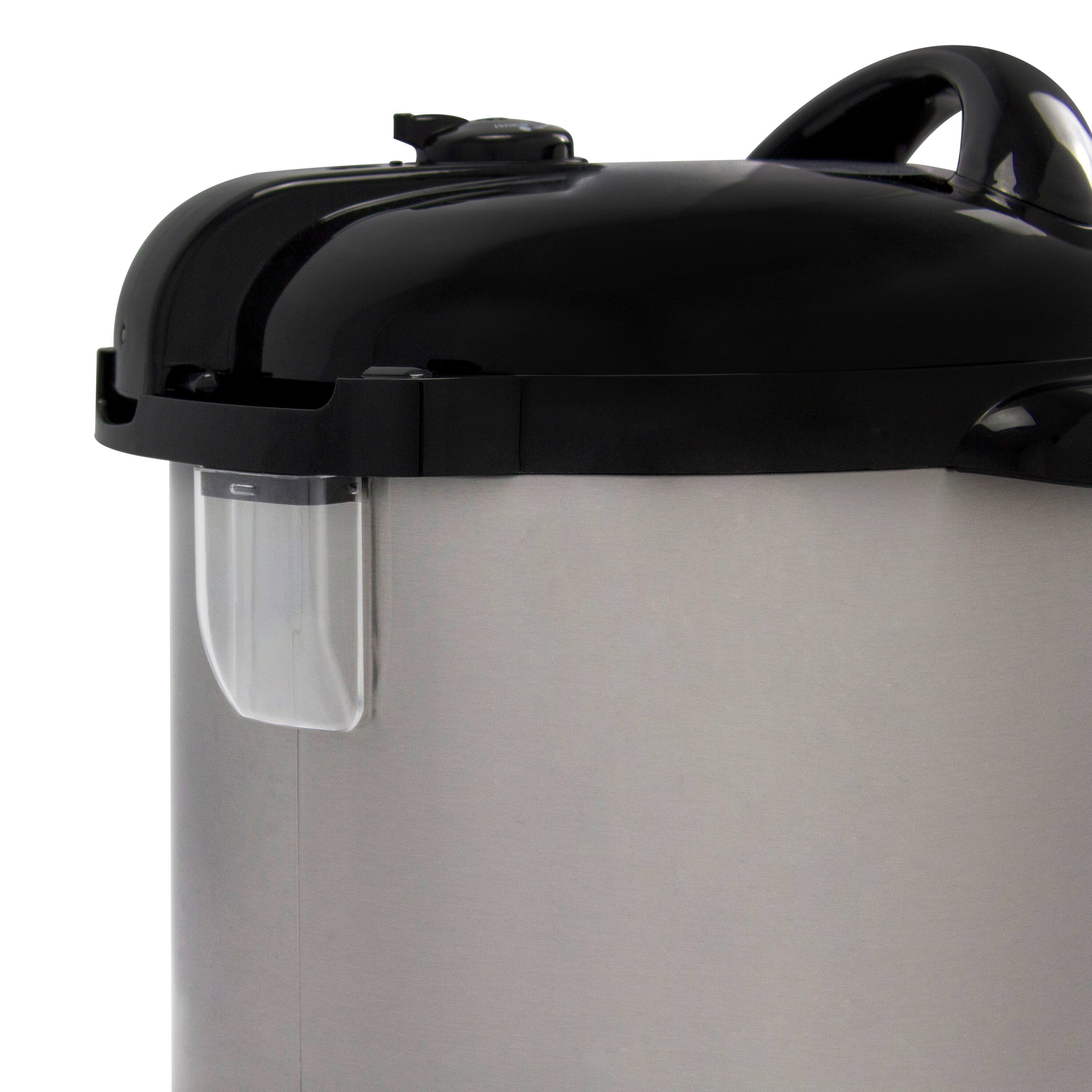 Back. Nesco - 9.5-Qt. Smart Canner and Cooker - Silver.