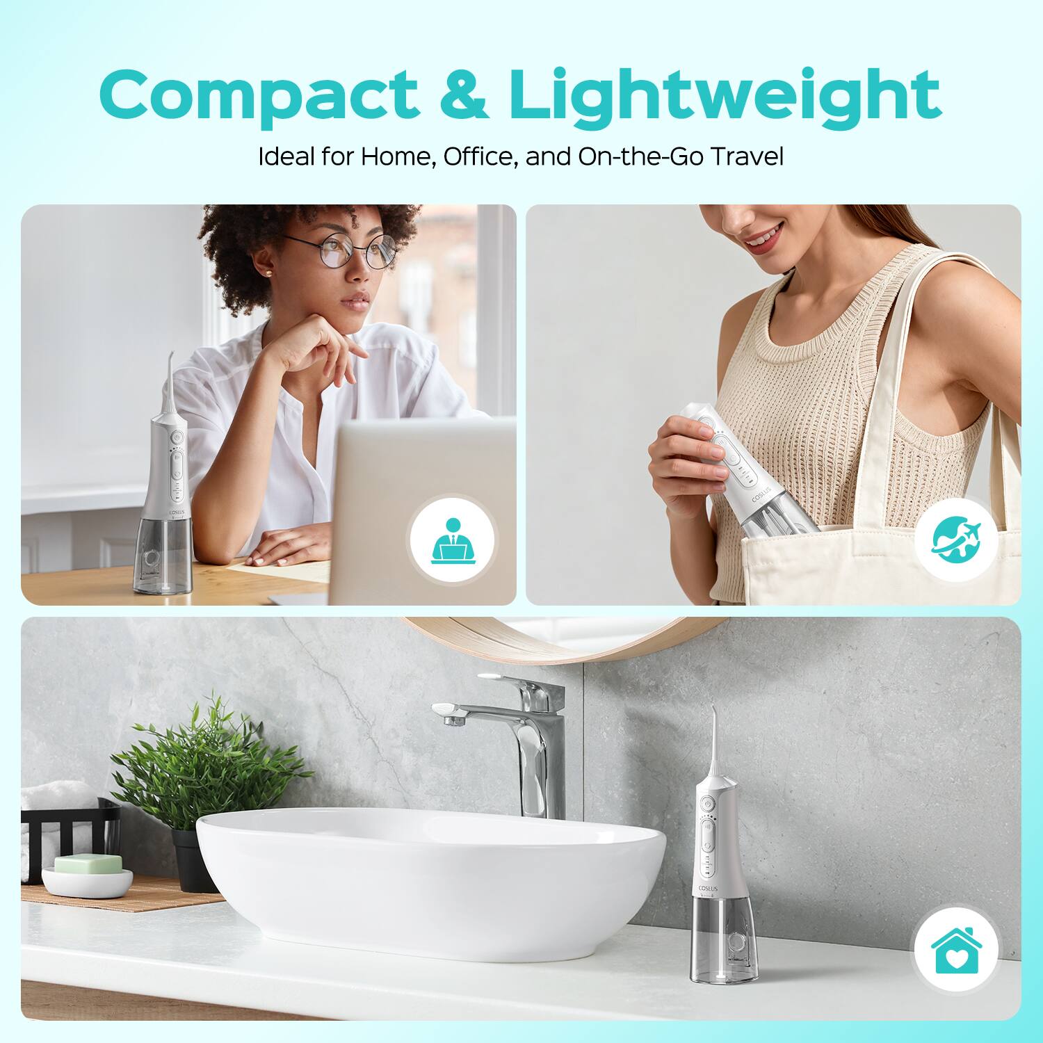 Compact & Lightweight  
Ideal for Home, Office, and On-the-Go Travel
