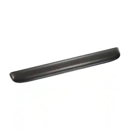 Front. Staples TECH - Staples TECH Gel Non-Skid Wrist Rest, Black Crystal (53324) - Black.