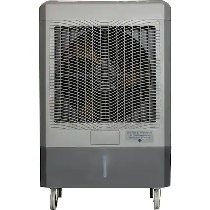 CASTER & HARDWARE IN COMPARTMENT BENEATH COOLER