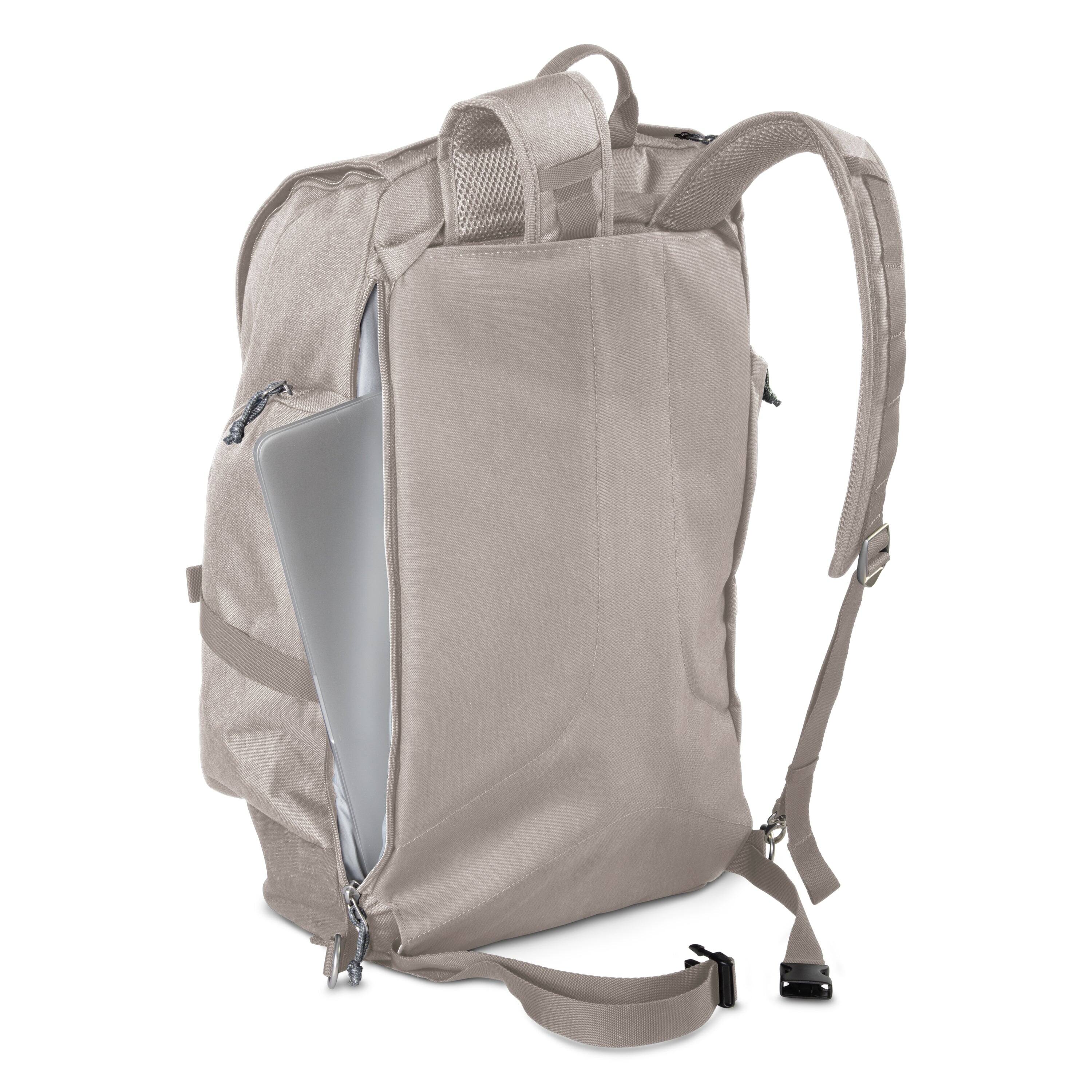 Back. Skyway - Rainier Softside 43L Weekender Backpack, Zion Gray - Zion Gray.