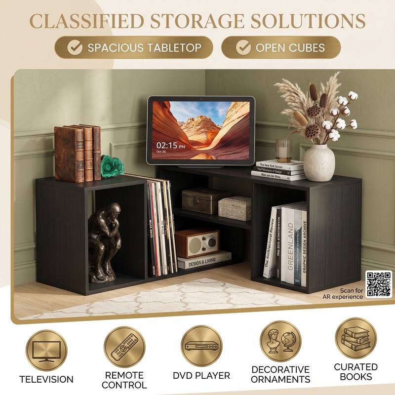 CLASSIFIED STORAGE SOLUTIONS  
SPACIOUS TABLETOP  
OPEN CUBES  
02:15 PM Oct 26  
DESIGN & LIVING  
The New York School Design Therapy Review Architectural 038 The  
GREENLAND  
ARCHIVE DESIGN GRAPHIC  
Scan for AR experience  
REMOTE TELEVISION CONTROL  
DECORATIVE CURATED DVD PLAYER BOOKS ORNAMENTS