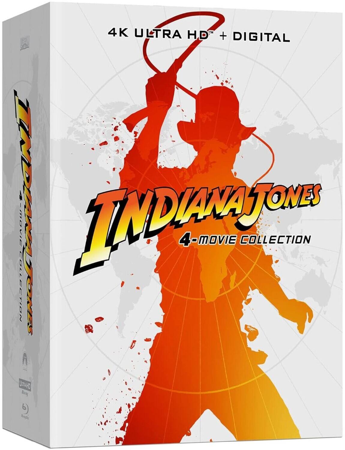 Indiana Jones 4-Movie Collection (Steelbook)   - 4K Blu-Ray [4K Ultra HD Blu-ray]