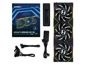 Lian Li UNI Fan TL LCD 120 Wireless LCP Fan Blade Customizable RGB Lian Li UNI Fan TL LCD 120 Wireless LCP Fan Blade Customizable RGB