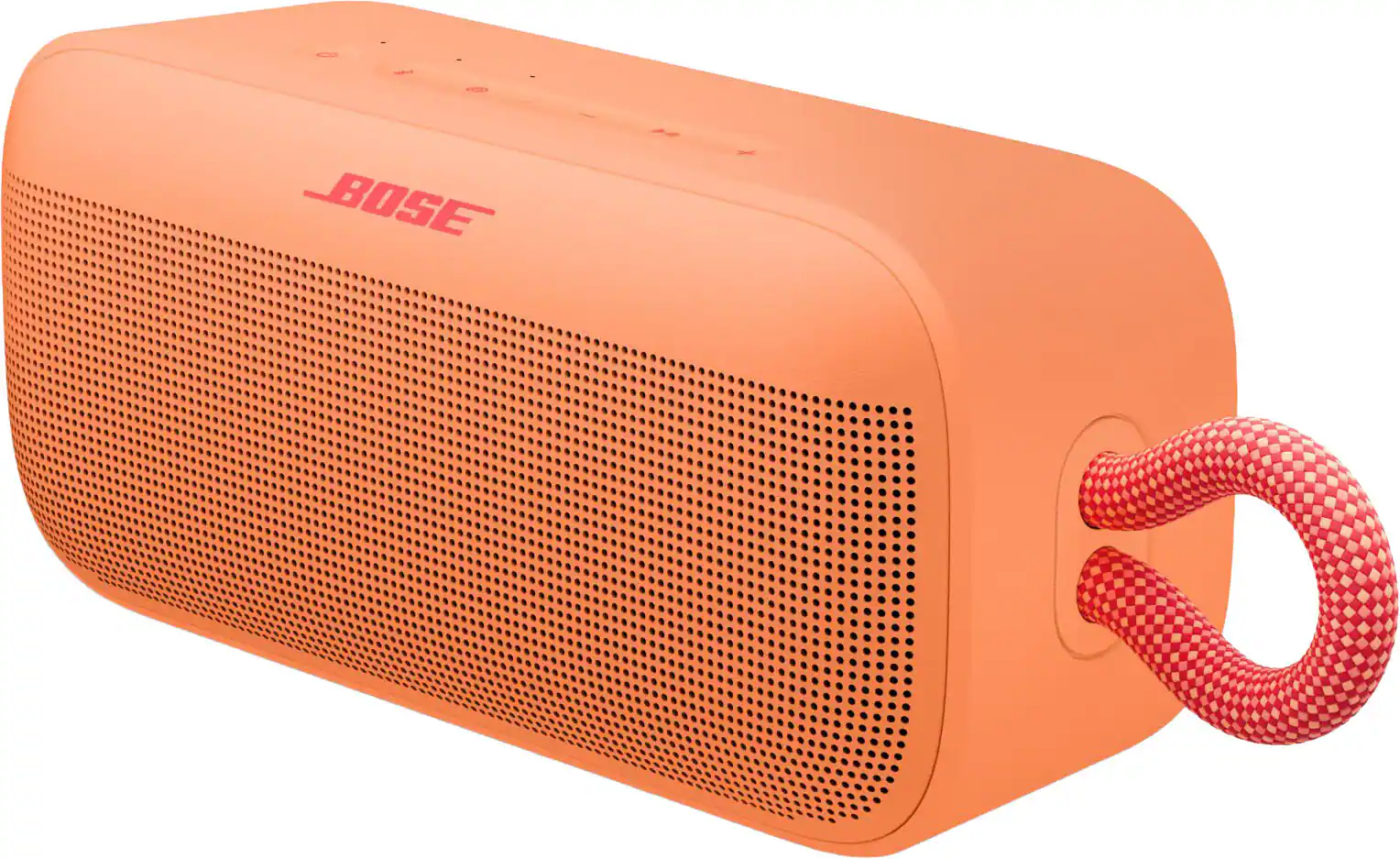 Left. Bose - SoundLink Plus Portable Bluetooth Speaker - Sunset Peach.