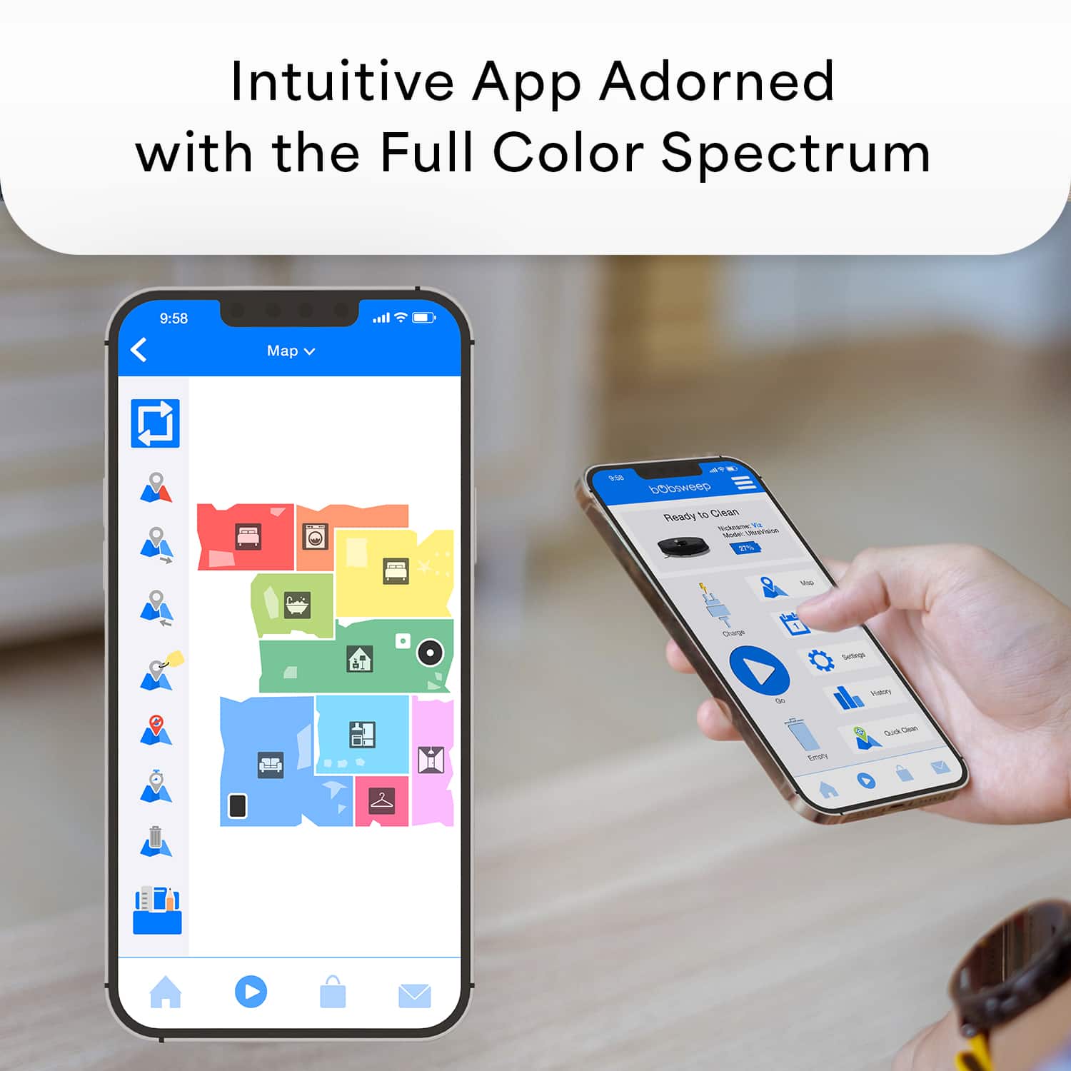 Intuitive App Adorned with the Full Color Spectrum.