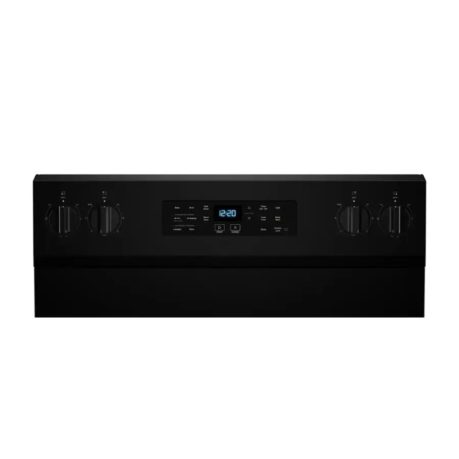 Alt View 2. Whirlpool - 5.3 Cu. Ft. Freestanding Electric Convection Range with No Preheat Air Fry and Air Baking - Black.