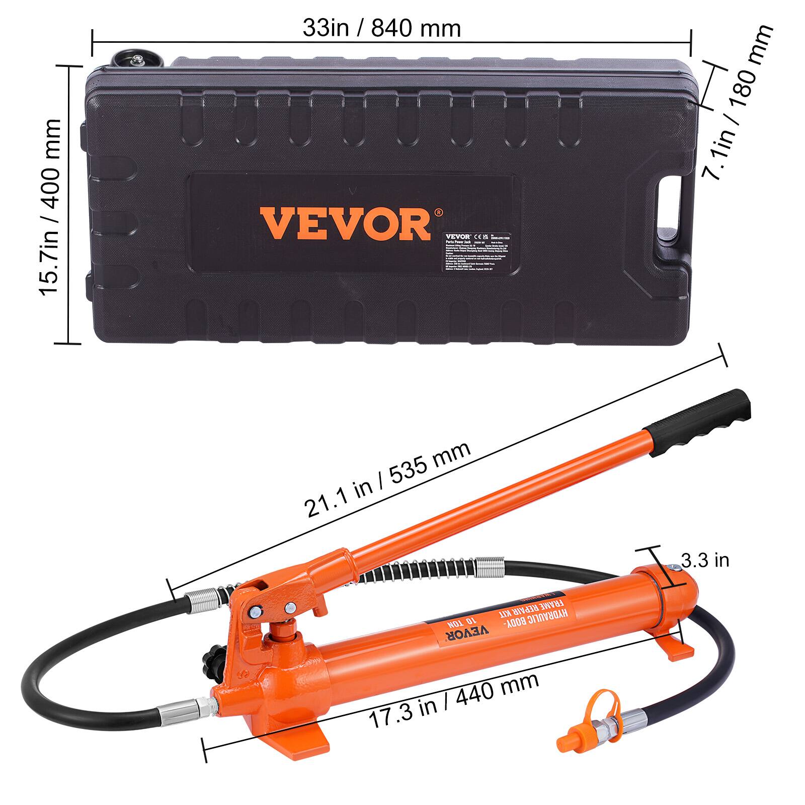 mm 400 / 15.7in 33in / 840 mm . VEVOR VENE  mm 180 .1in / 180 1in - 7. mm I 535 in 21.1 3.3 in REPAUR FRAME K HYDRAULIC TOR  BODY- VEVOR  440 mm in I 17.3 .3.

Corrected text:
- mm 400 / 15.7in
- 33in / 840 mm
- VEVOR VENE
- mm 180 .1in / 180 1in - 7. mm
- I 535 in 21.1 3.3 in
- REPAUR FRAME K HYDRAULIC TOR
- BODY- VEVOR
- 440 mm in I 17.3 .3.