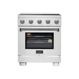 Kucht - 30 Inch Induction Range with 4 Elements and Bridge Zone - Stainless Steel