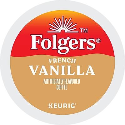 Folgers  
French Vanilla  
Artificially Flavored Coffee  
Keurig