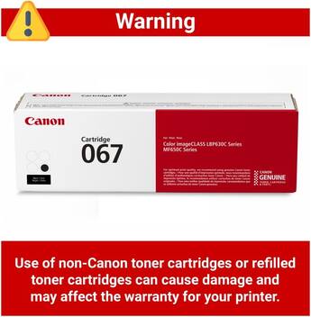 Canon 067 Toner Cartridge 4 Pack Black | Cyan | Magenta | Yellow Canon 067 Toner Cartridge 4 Pack Black | Cyan | Magenta | Yellow