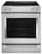 KitchenAid - 6.4 Cu. Ft. Self-Cleaning Slide-In Electric Convection Range - Stainless Steel