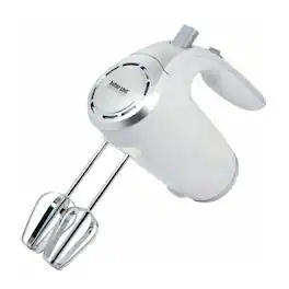 Better Chef - 5-Speed 150-Watt Hand Mixer w/ Silver Accents - White