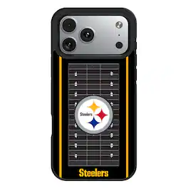 Keyscaper - NFL - Pittsburgh Steelers Bump Case with 8.2ft Drop Protection - 15 Pro - Multicolor